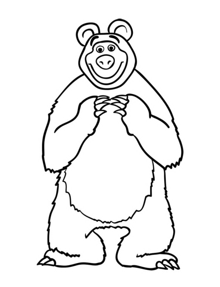 Как нарисовать Медведя Мишу — шаг 11