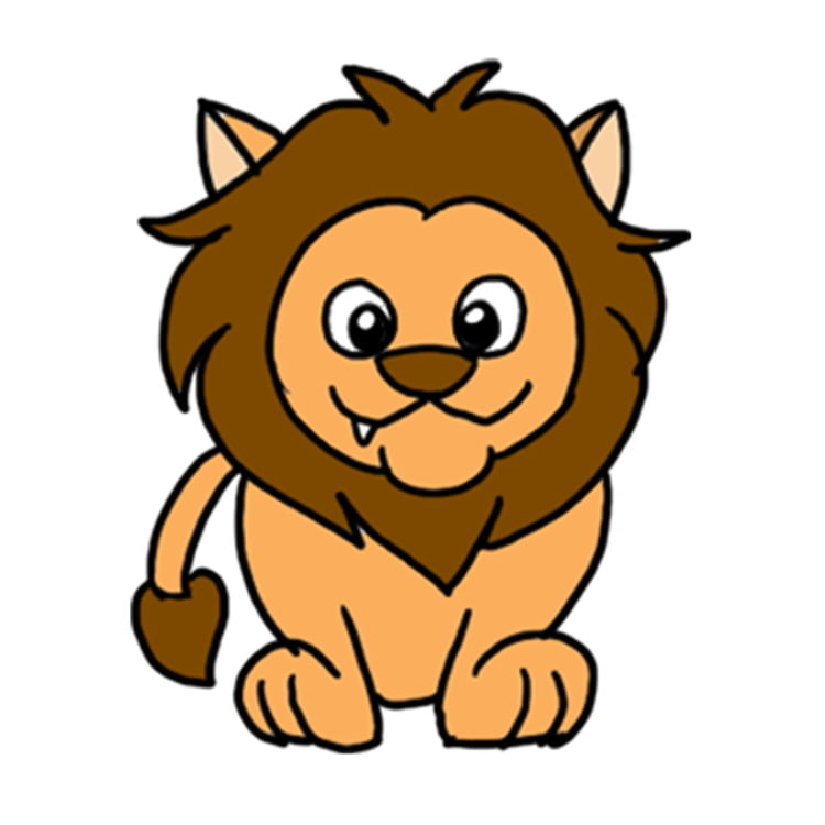 Очередной пример, как можно нарисовать льва