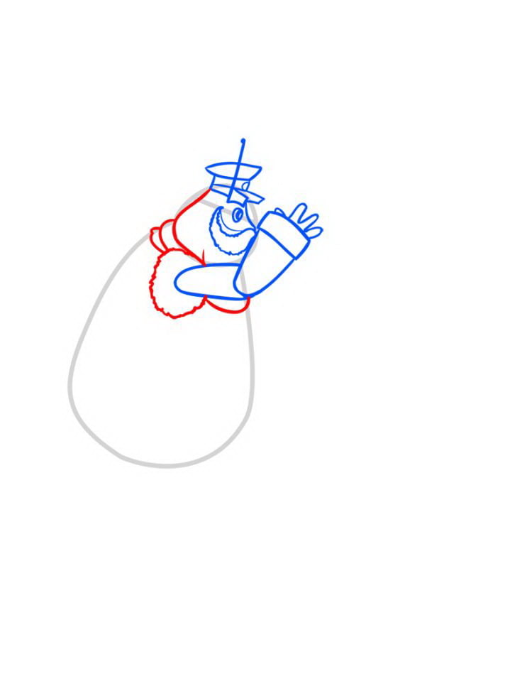 Как нарисовать Деда Шера — 05