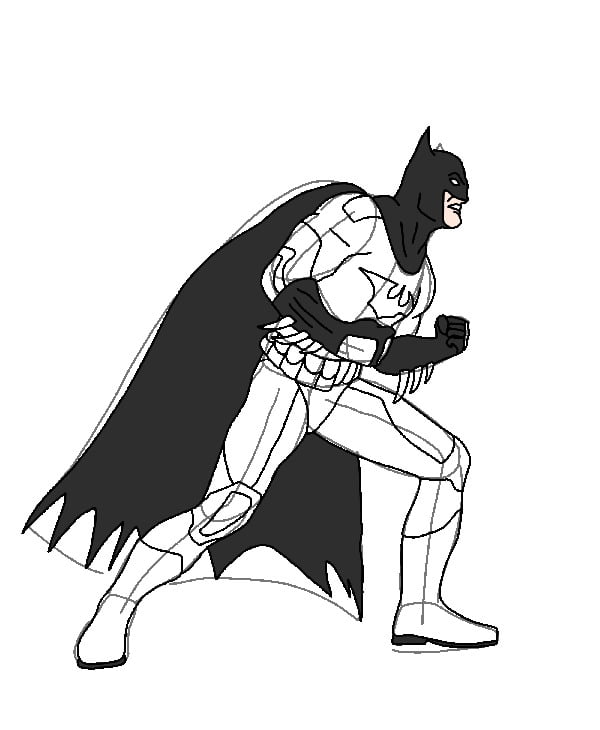 Рисуем Бэтмена 13