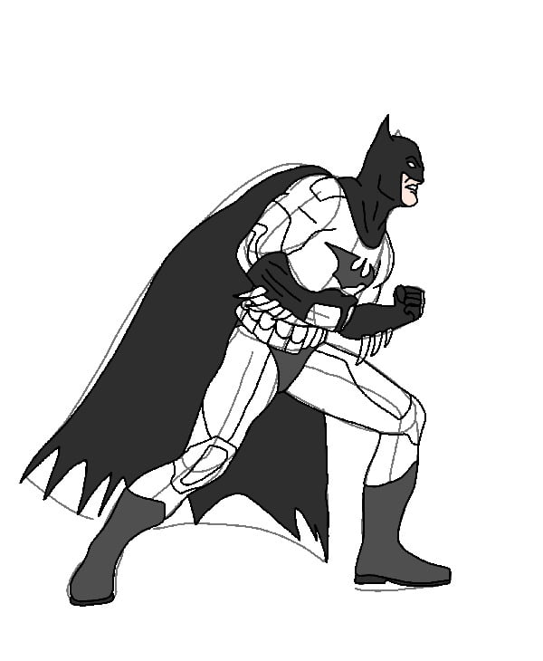 Рисуем Бэтмена 14