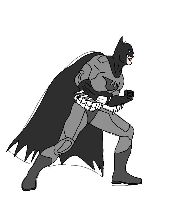 Рисуем Бэтмена 15