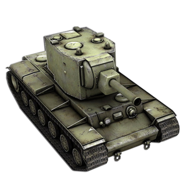 В завершении раскрасим танк КВ-2