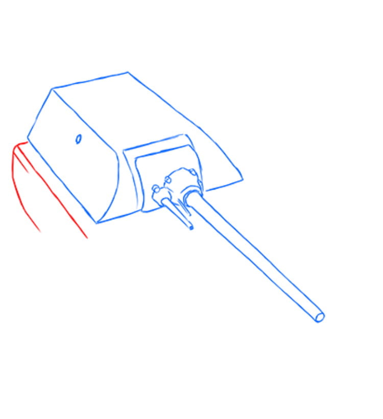 Как нарисовать танк Маус — этап 06