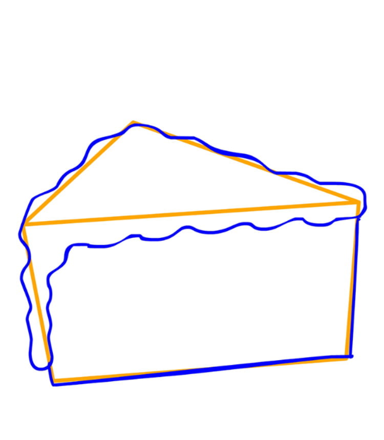 Рисуем пирожное — этап 03