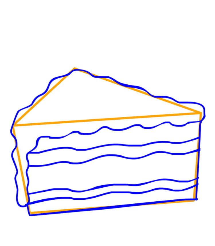Рисуем пирожное — этап 04
