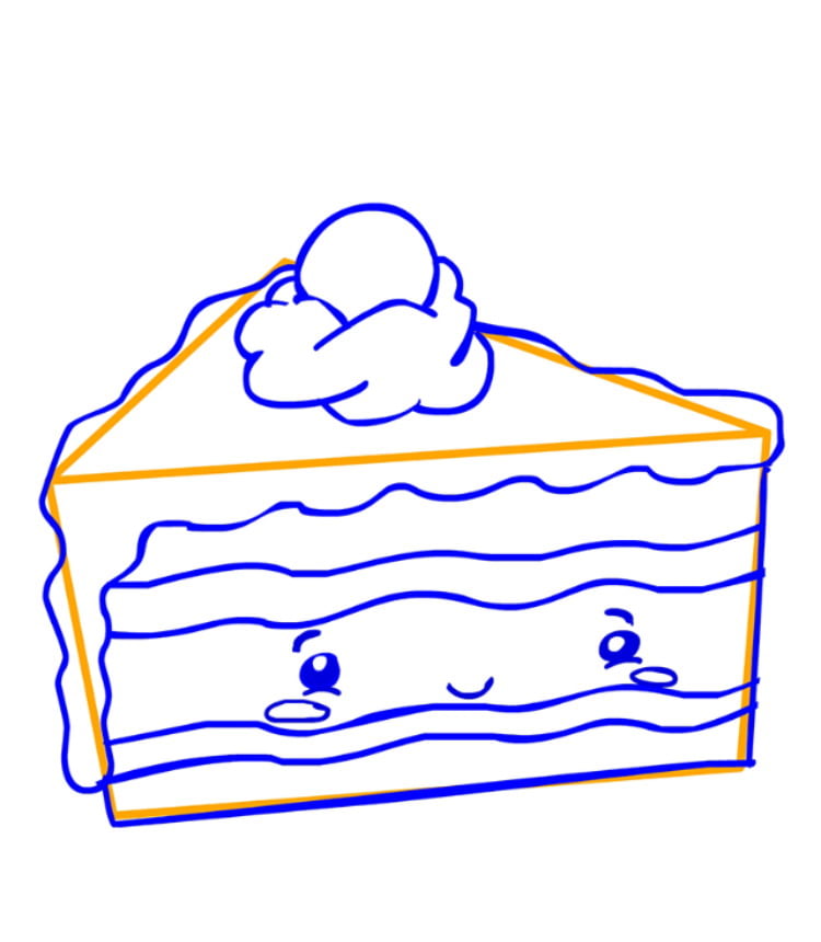 Рисуем пирожное — этап 06